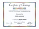 Digital Projection Certificate