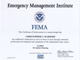 FEMA IS-551 Certificate Thumb