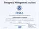 FEMA IS-704 Certificate Thumb